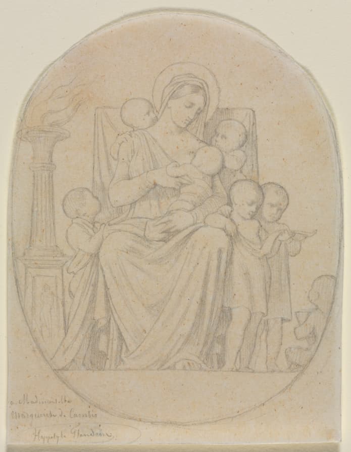 Saint Félicité and Her Seven Sons — Hippolyte Jean Flandrin