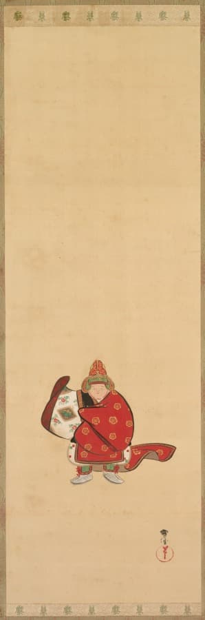 Bugaku Dancer — Kamisaka Sekka
