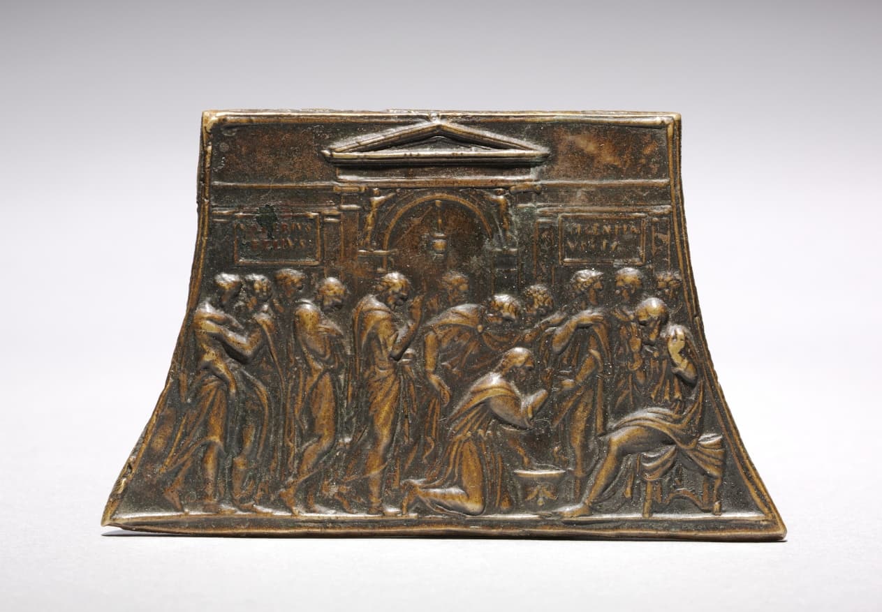 Christ Washing the Feet of the Apostles — Valerio Belli