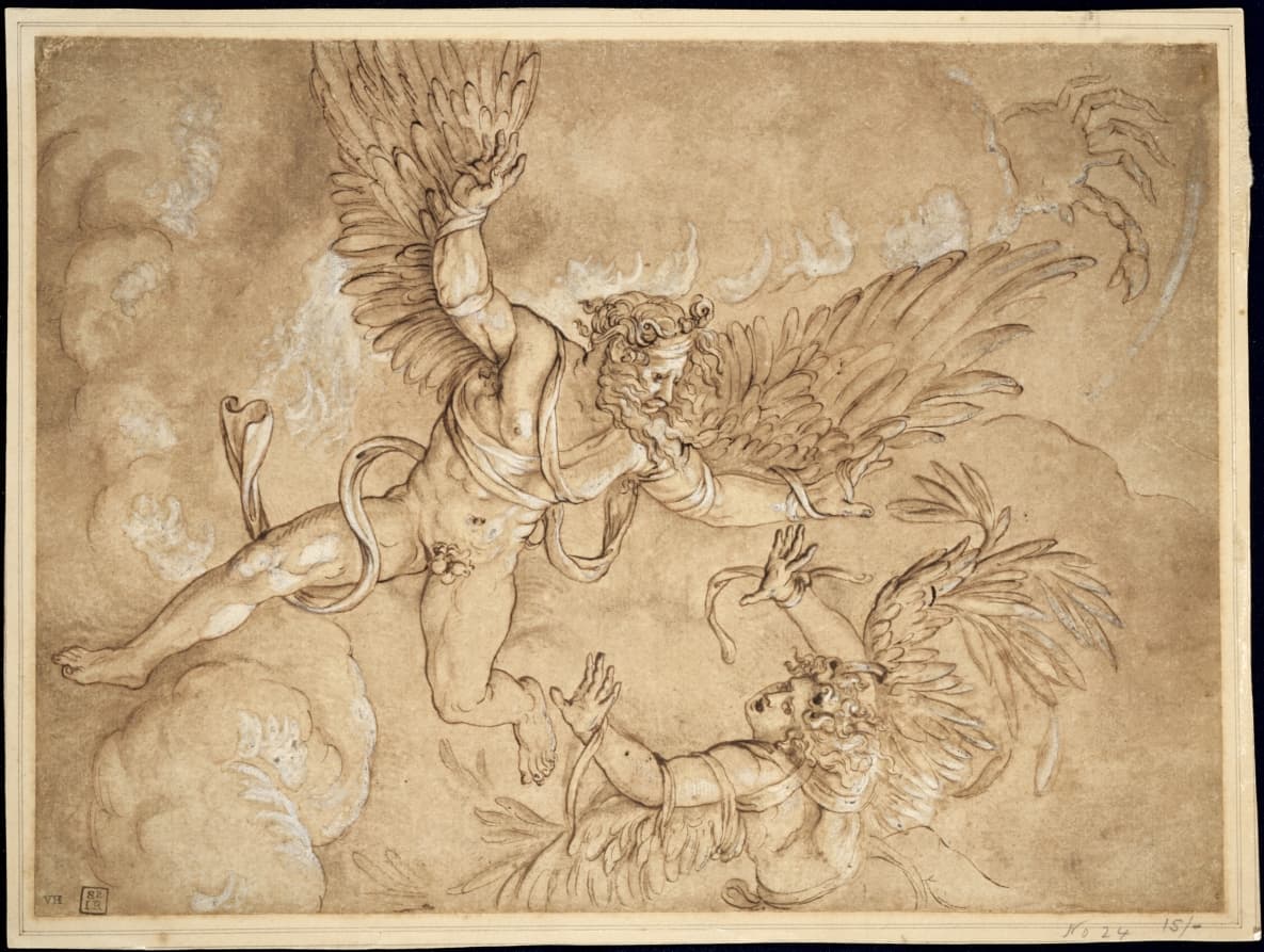 Copy after Giulio Romano's Fall of Icarus — Giulio Romano