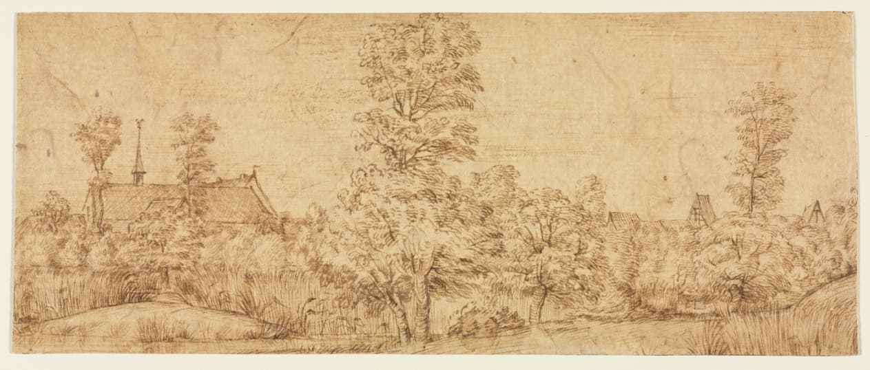 Trees before a Village — Jan Lievens