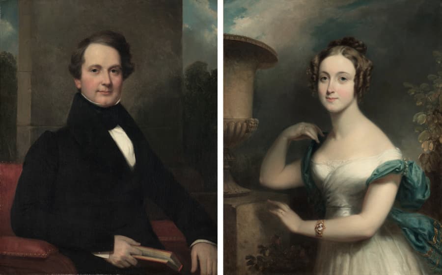 Frederic Betts; Mary Ward Betts — Henry Inman