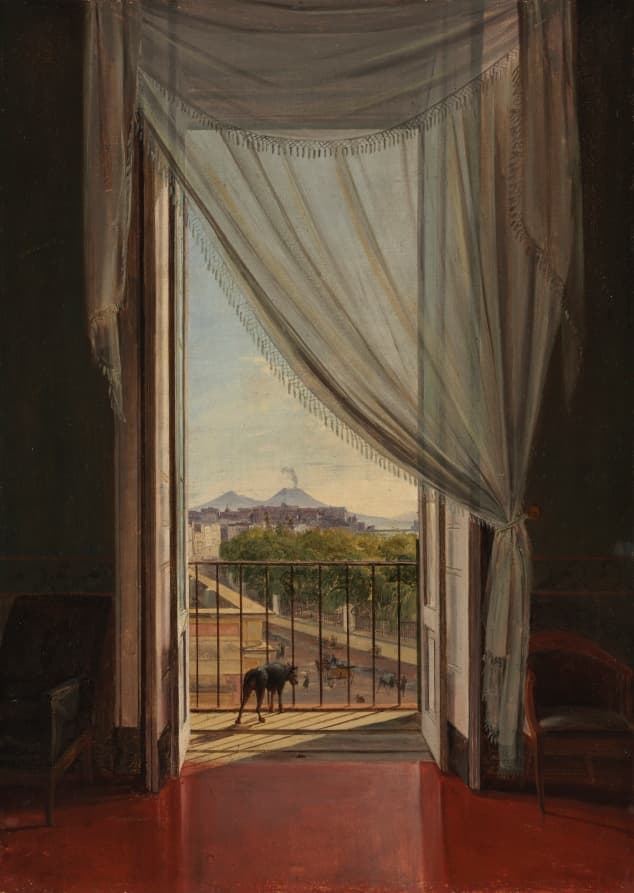 A View of Naples through a Window — Franz Ludwig Catel