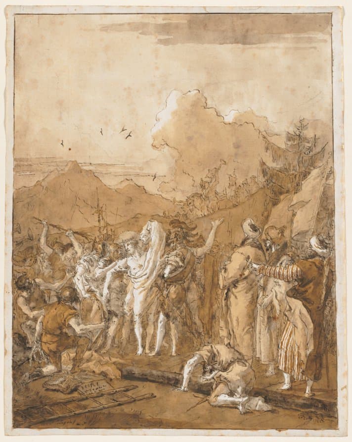The Disrobing of Christ — Giovanni Domenico Tiepolo