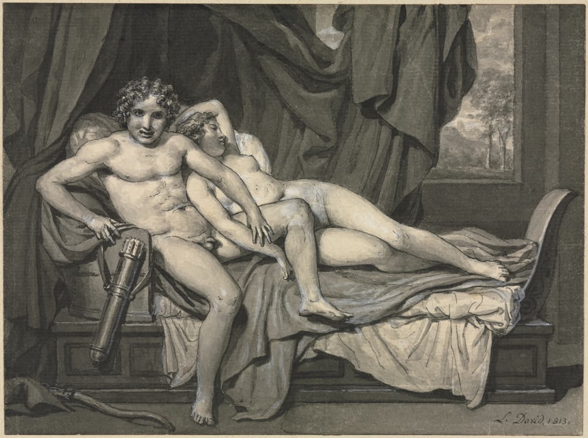 Cupid and Psyche — Jacques-Louis David