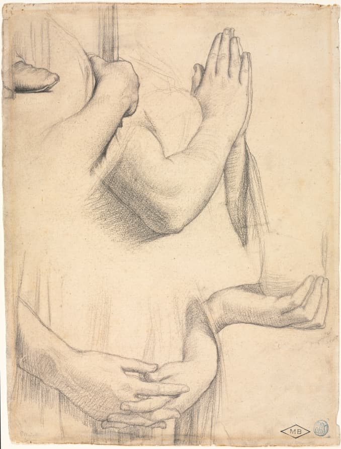 Study of Hands — Jean-Auguste-Dominique Ingres