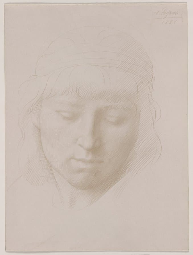 Head of a Man — Alphonse Legros