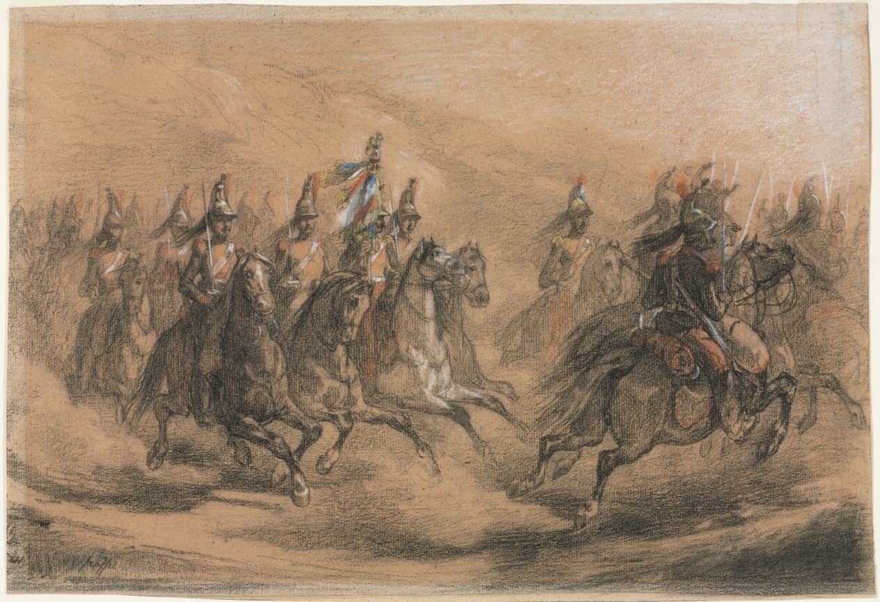 Cavalry Charge — Auguste Raffet