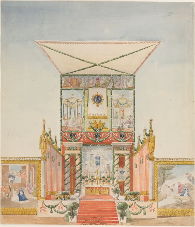 Portable Field Altar for Charles X — Alexandre Denis Abel de Pujol