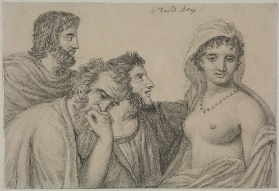 Phryne before Her Judges — Jacques-Louis David