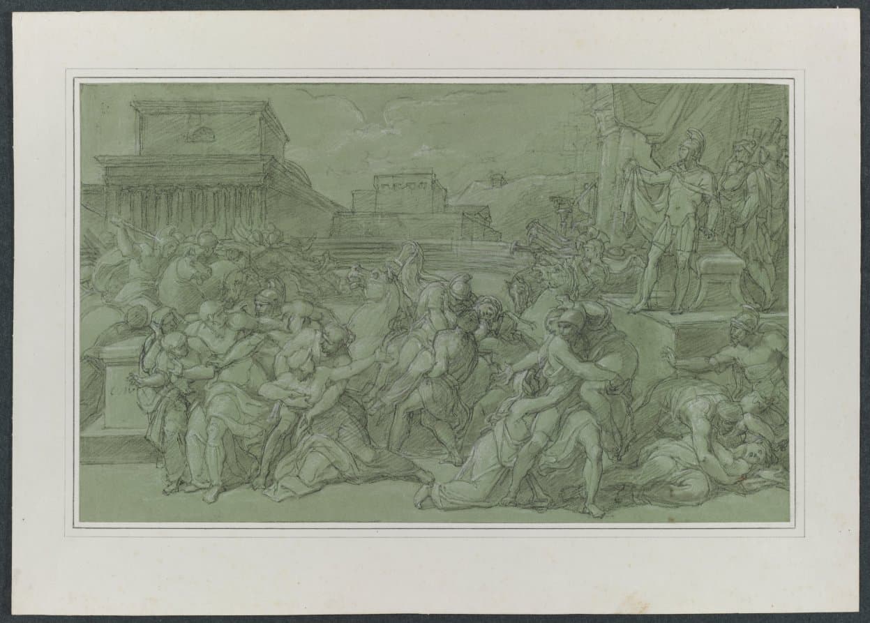 Rape of the Sabines — Vincenzo Camuccini