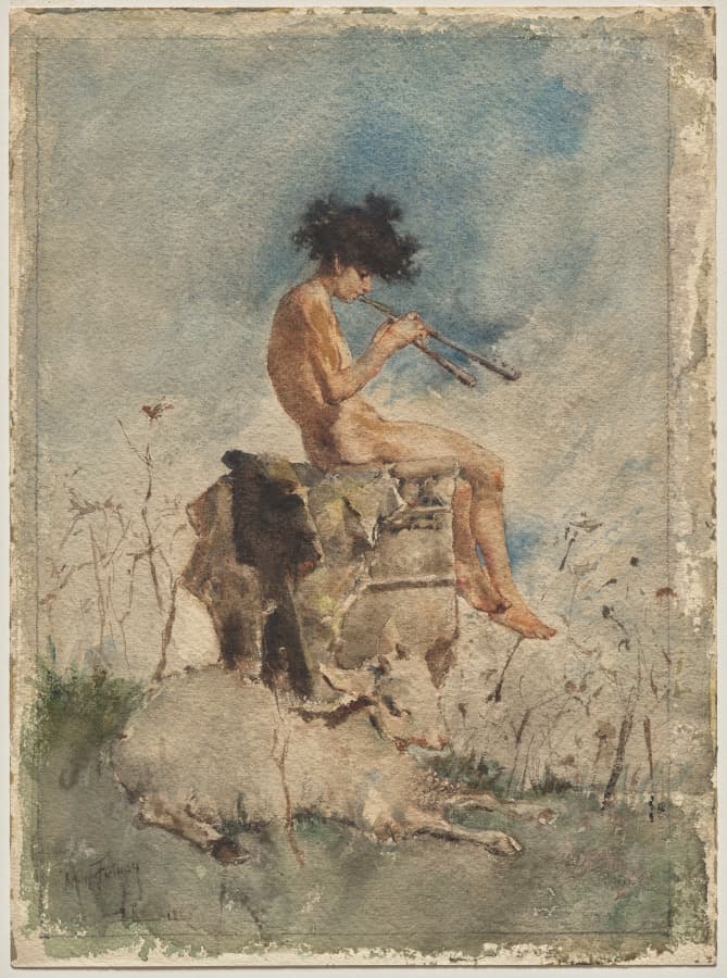 The Pipes of Pan — Mariano Fortuny