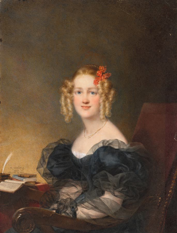 Portrait of a Woman — Jean-Baptiste Isabey