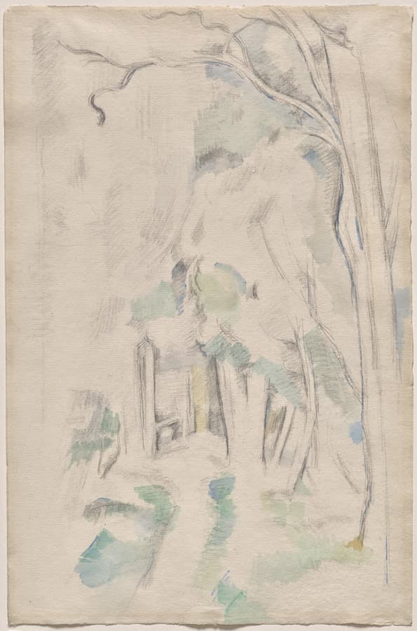 Footpath in the Woods — Paul Cezanne