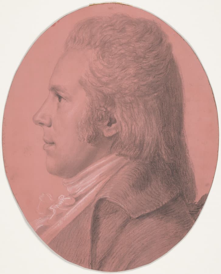 Portrait of Georges Arnold Fitzwilliam — Charles Balthazar Julien Fevret de Saint-Mémin