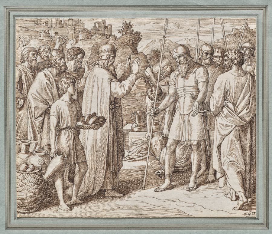 Melchizedek Blessing Abraham — Julius Schnorr von Carolsfeld