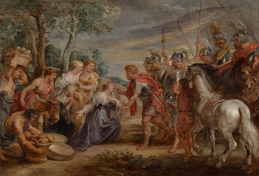 The Meeting of David and Abigail — Sir Peter Paul Rubens