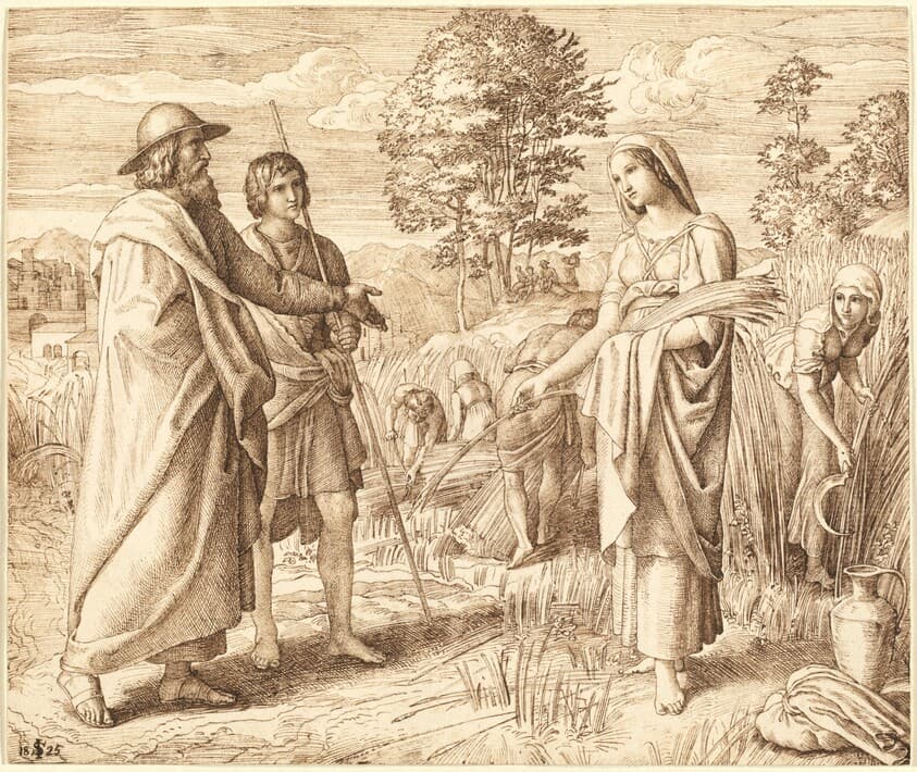 Ruth and Boas — Julius Schnorr von Carolsfeld