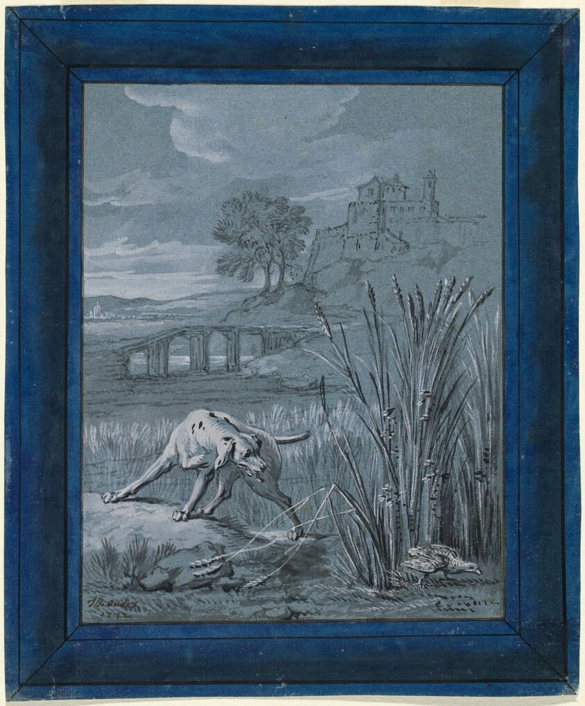 The Partridge Saves Her Young — Jean-Baptiste Oudry