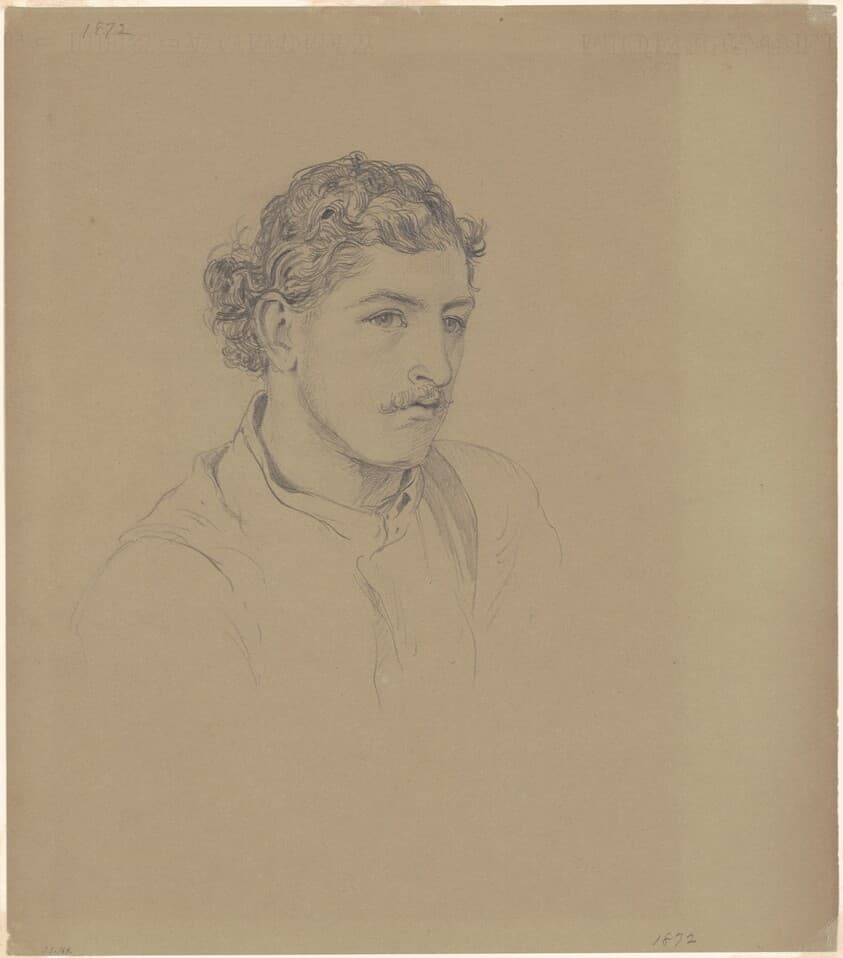 Man with Curly Hair — John Singer Sargent