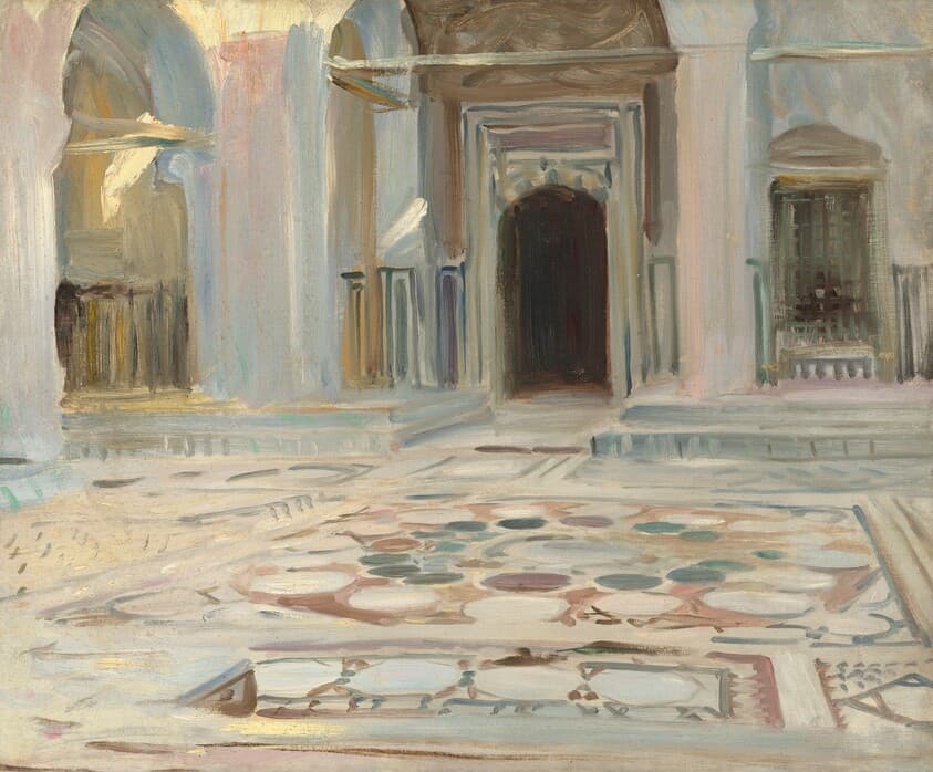 Pavement, Cairo — John Singer Sargent