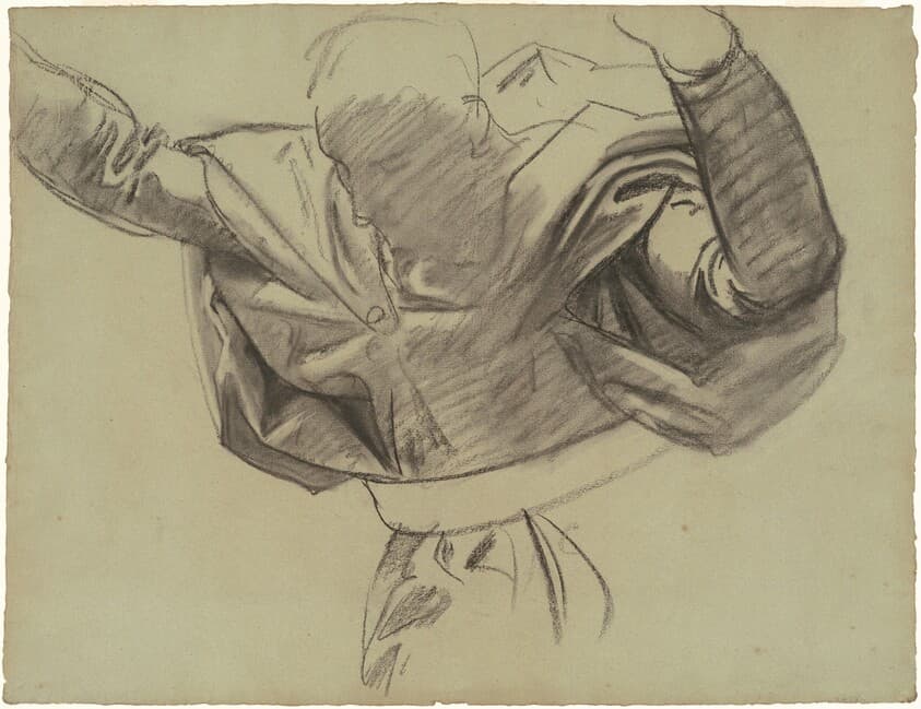 Study for "Handmaid of the Lord" — John Singer Sargent