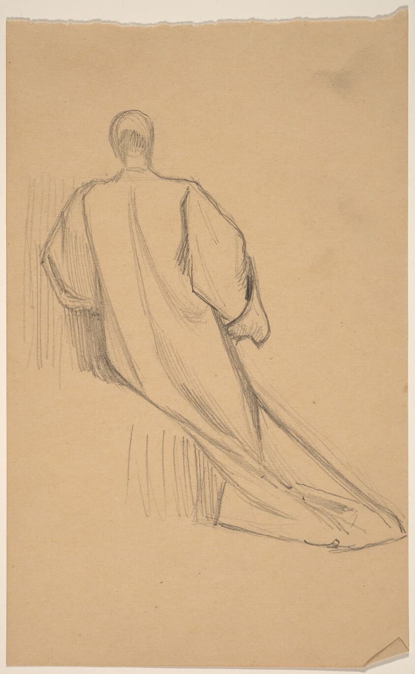 Study of a Figure from Behind — Charles Sprague Pearce
