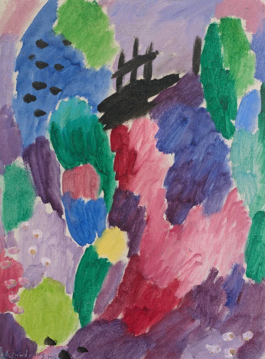 Red Path, St. Prex — Alexej von Jawlensky