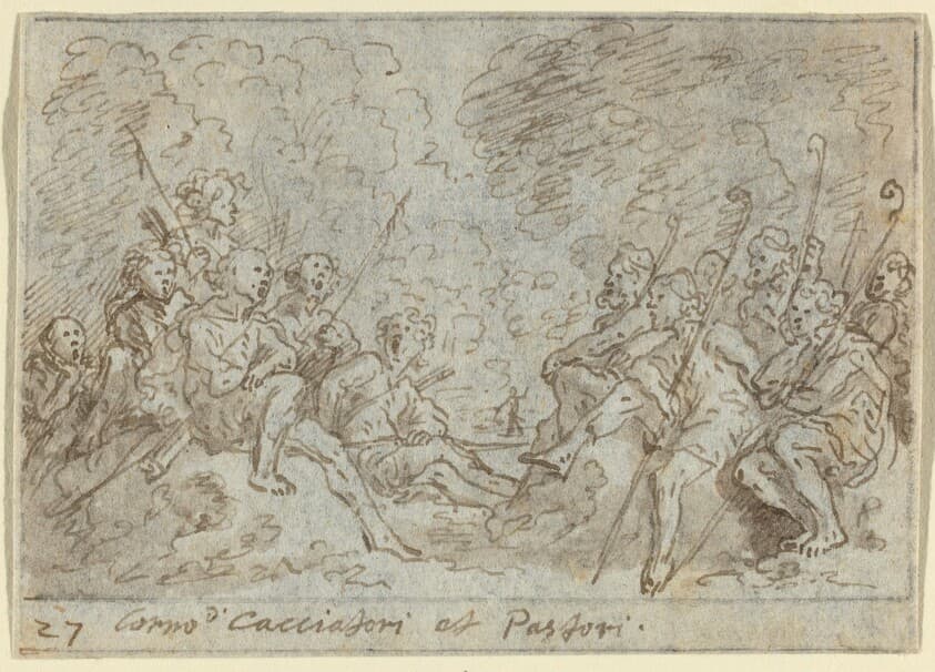 Chorus of Hunters and Shepherds — Johann Wilhelm Baur