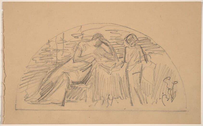 Study for a Lunette — Charles Sprague Pearce