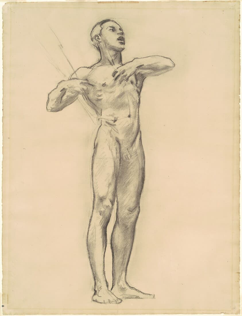 Study of Orpheus for "Classic and Romantic Art" — John Singer Sargent