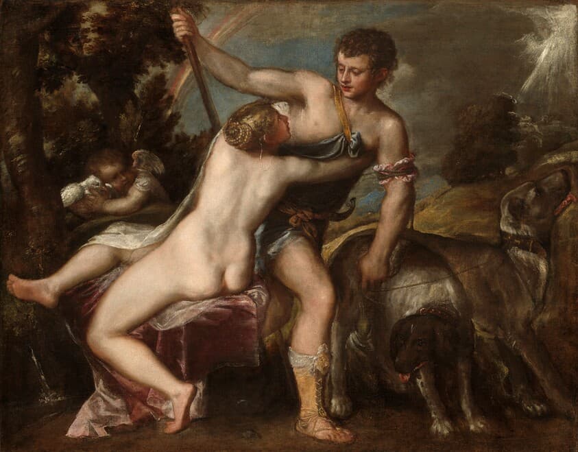 Venus and Adonis — Titian and Workshop