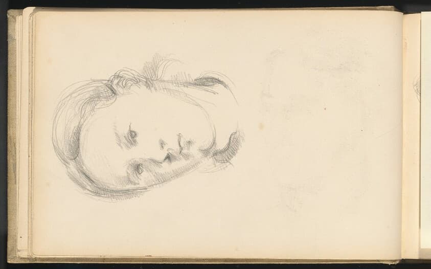 Head of a Young Woman — Paul Cezanne