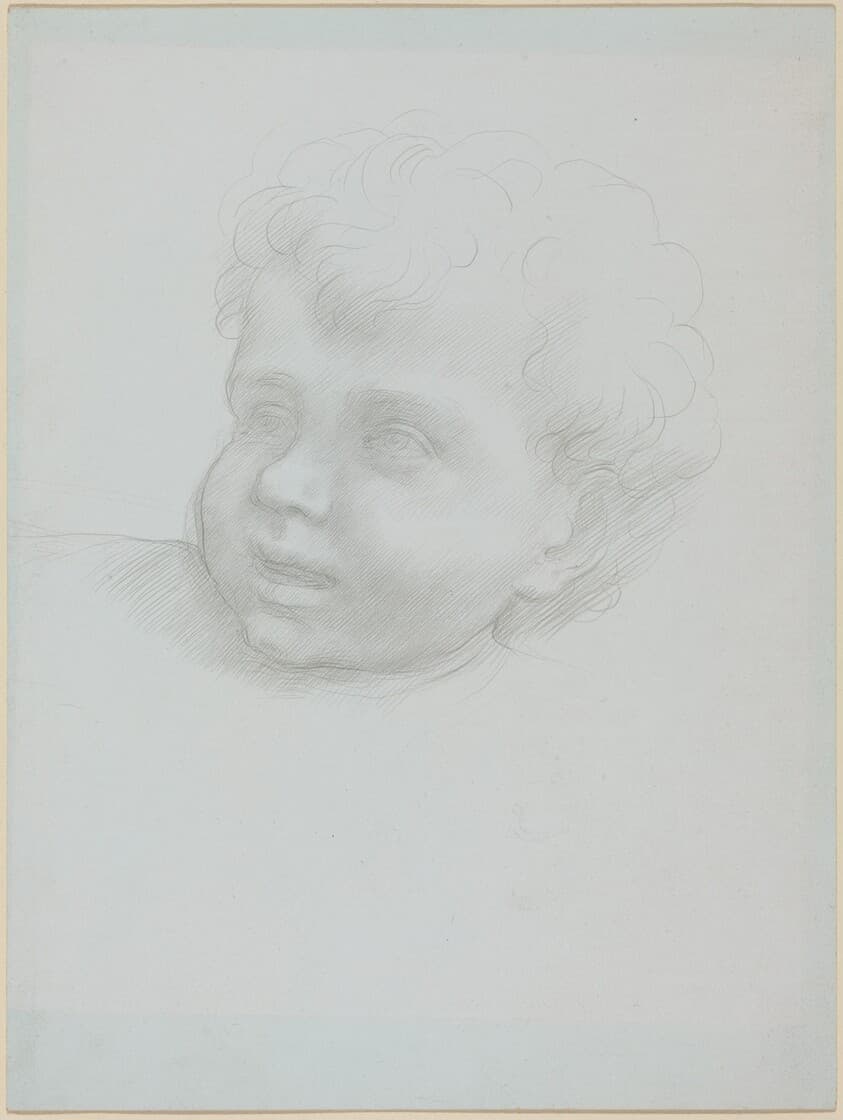 Head of a Child — Alphonse Legros