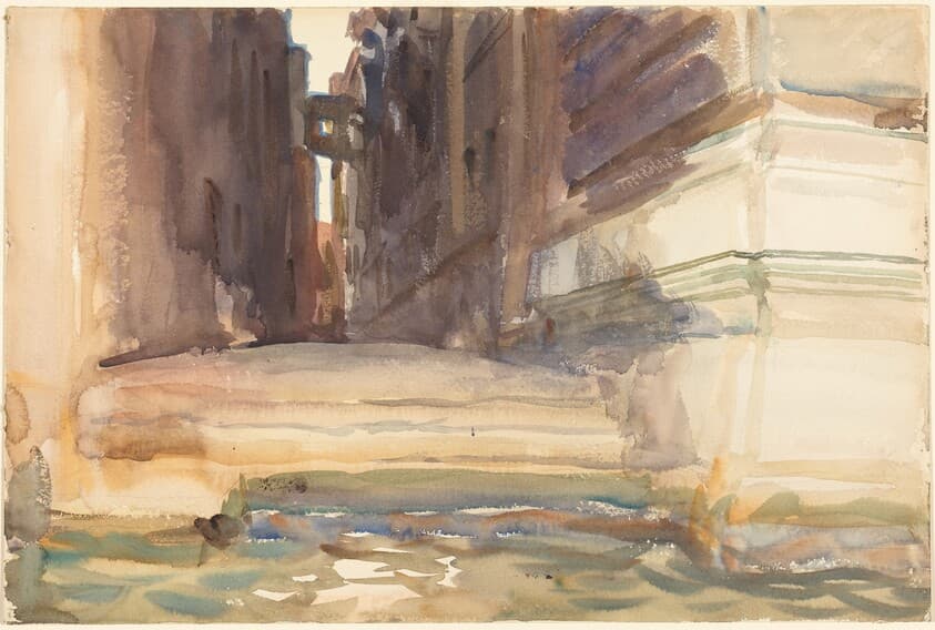The Calle della Rosa with the Monte di Pietà, Venice — John Singer Sargent