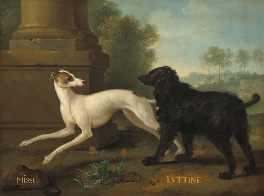 Misse and Luttine — Jean-Baptiste Oudry