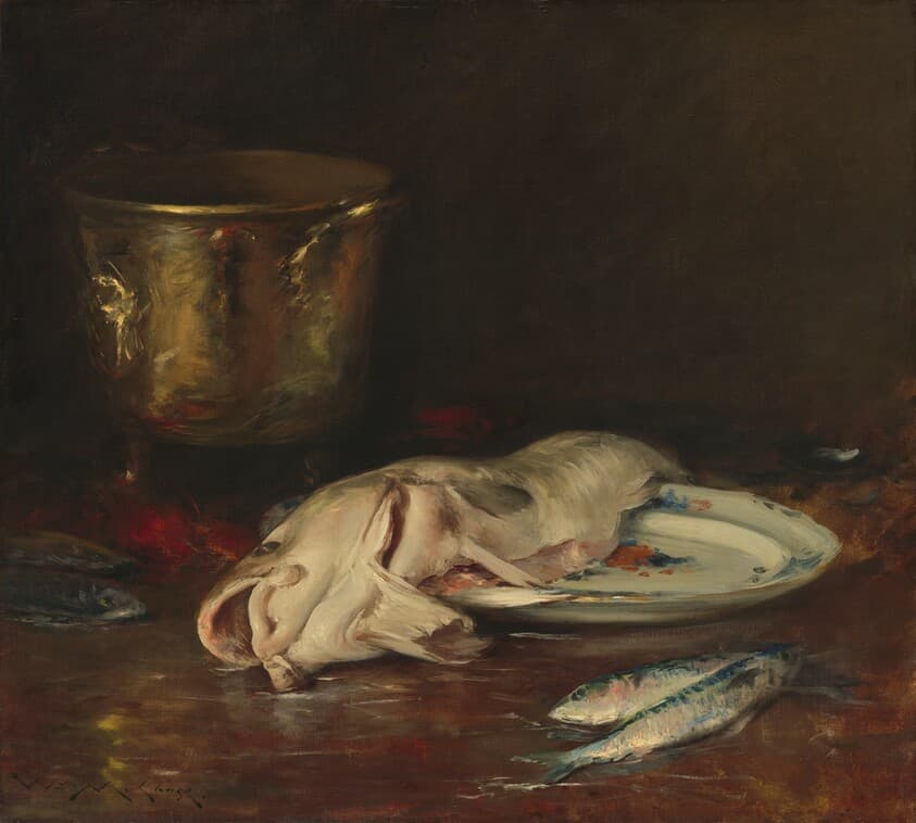 An English Cod — William Merritt Chase
