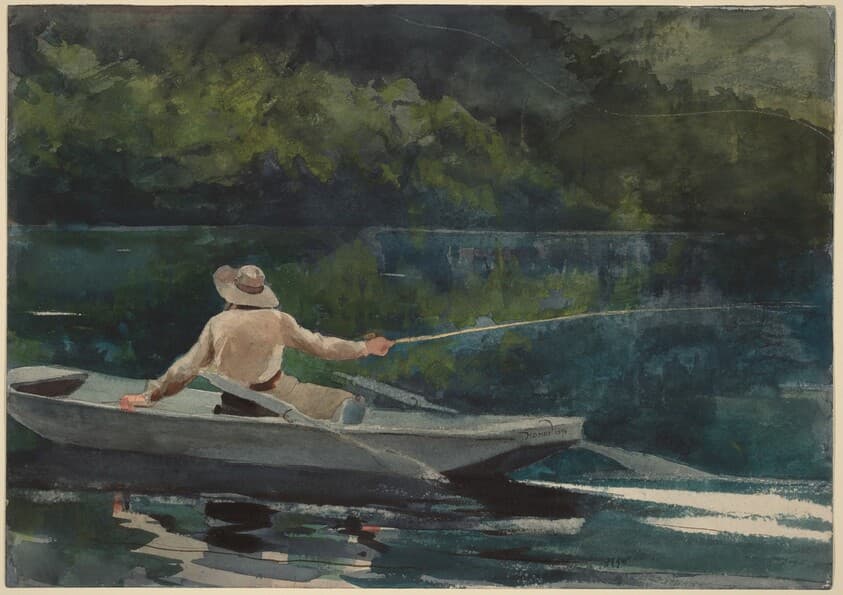 Casting, Number Two — Winslow Homer