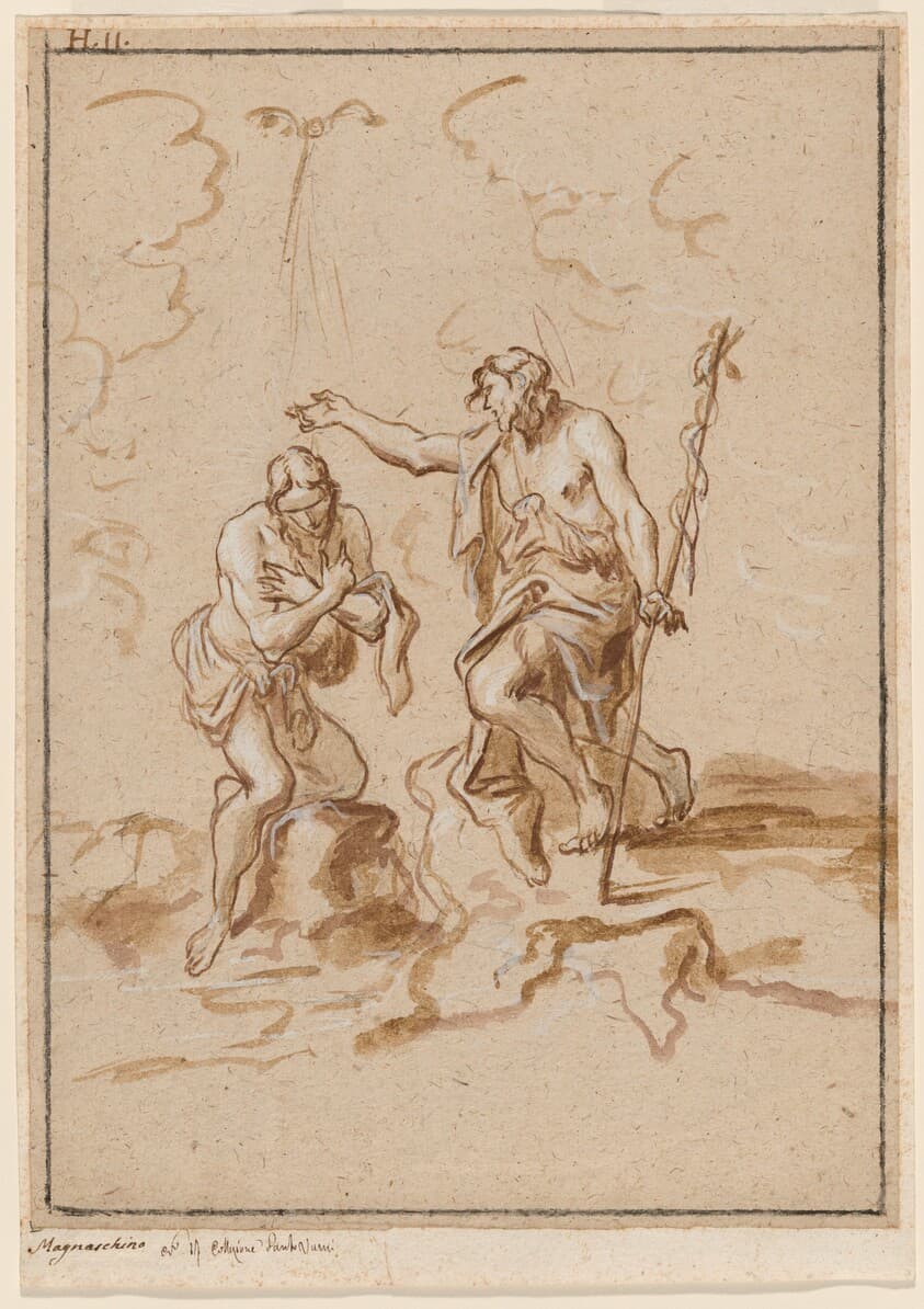 The Baptism of Christ — Alessandro Magnasco