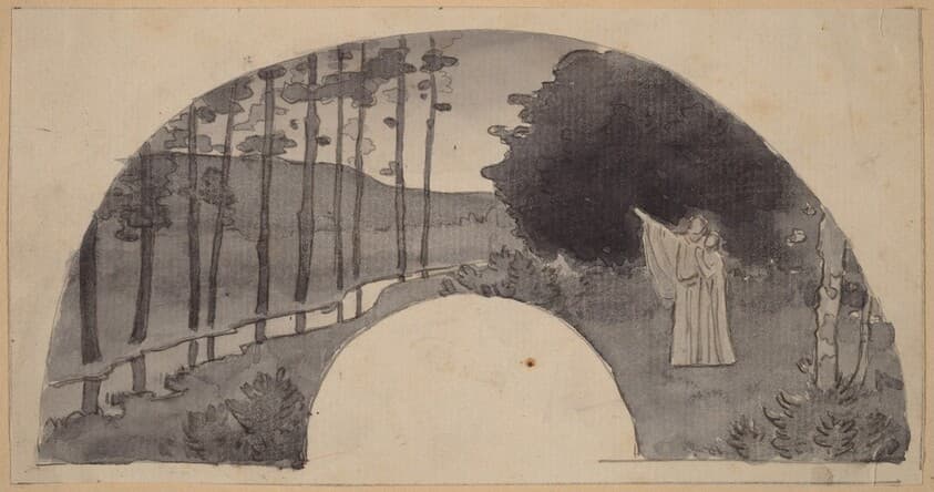 Study for an Archway — Charles Sprague Pearce