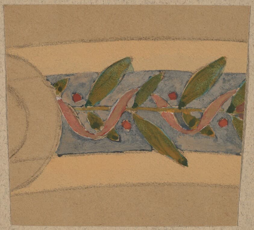 Study for a Border Design — Charles Sprague Pearce