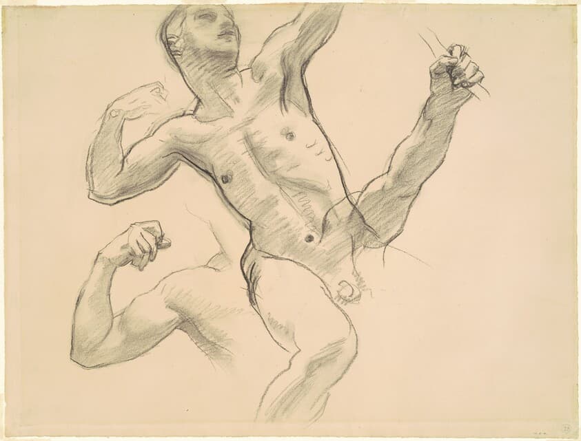 Studies of Achilles for "Chiron and Achilles" — John Singer Sargent