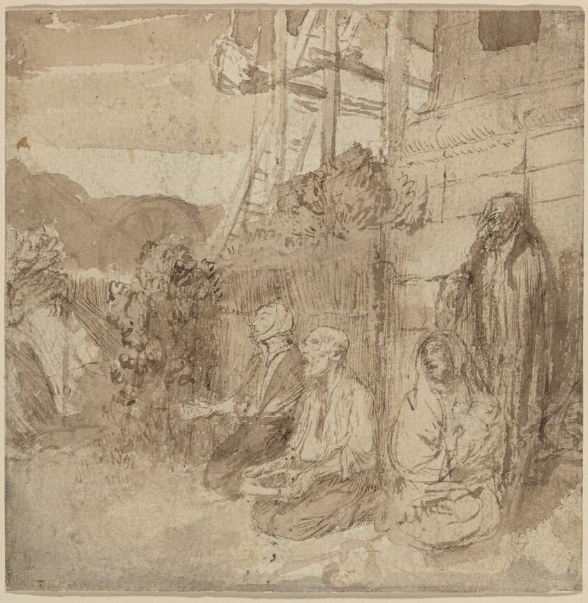 English Beggars — Alphonse Legros