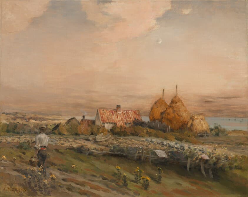 Homestead by the Sea — Jean-Charles Cazin