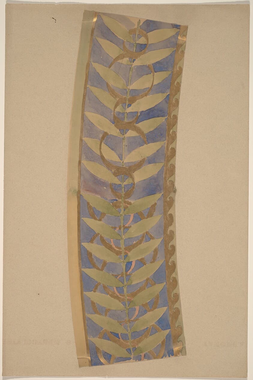 Study for a Border Design — Charles Sprague Pearce
