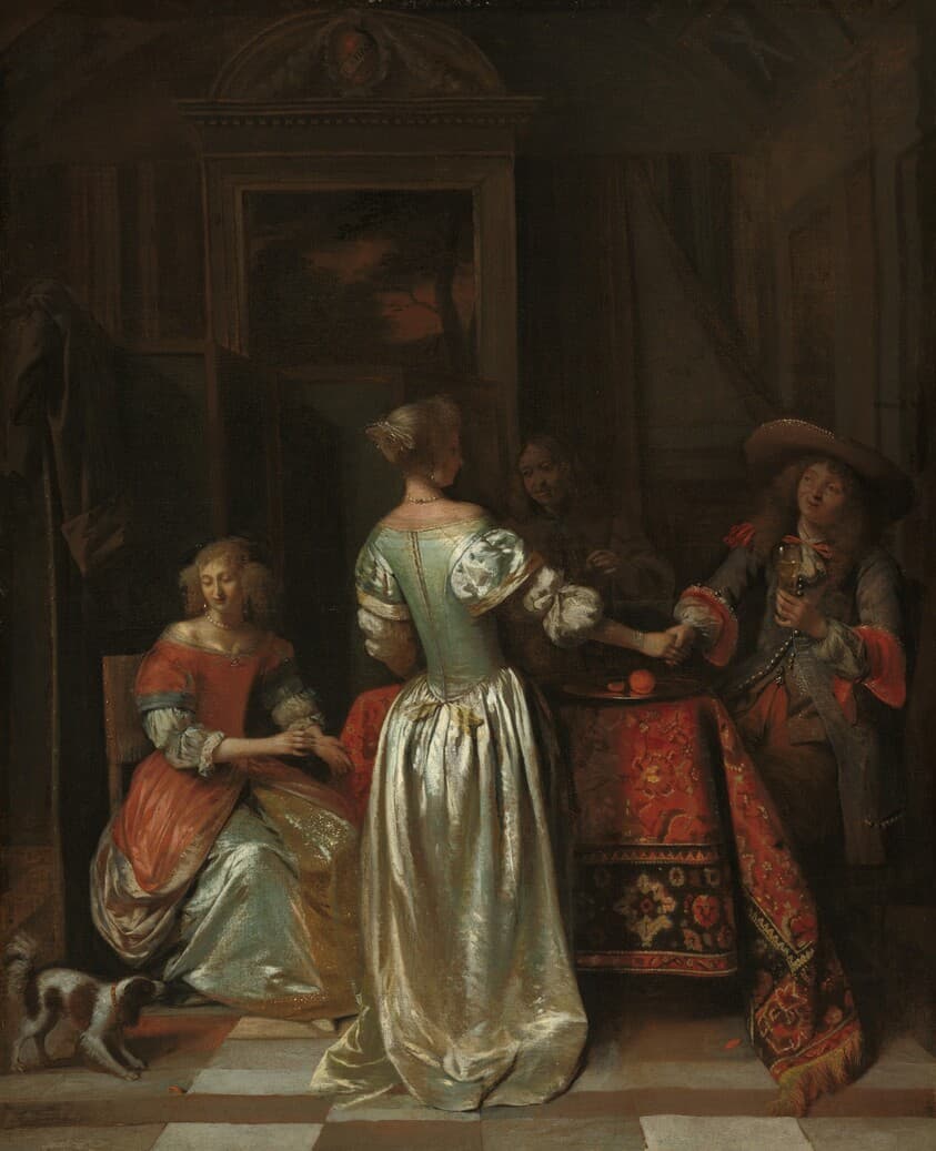 The Greeting — Pieter de Hooch
