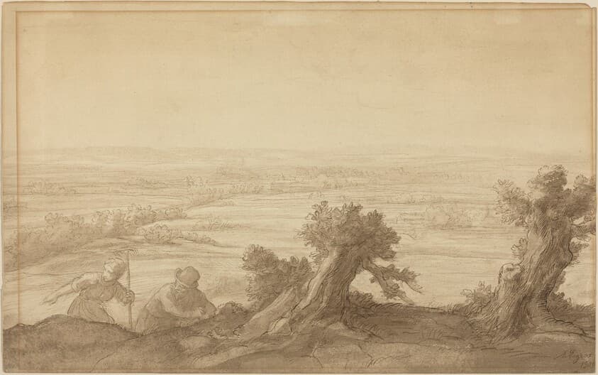 View over Flat Country — Alphonse Legros