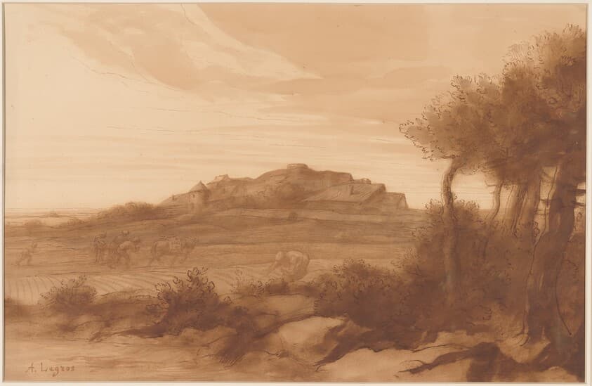 Landscape — Alphonse Legros