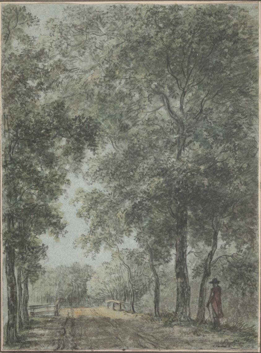 A Wooded Path at Treslong, near Hillegom — Jurriaan Andriessen