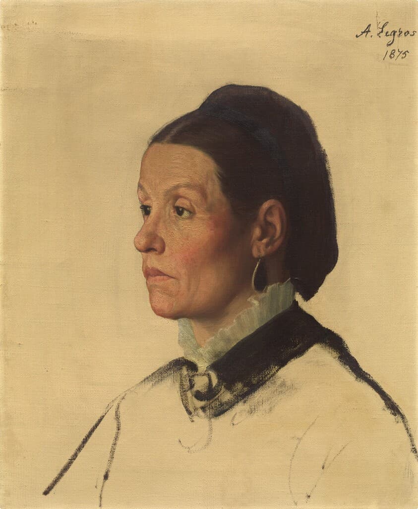 Portrait of a Woman — Alphonse Legros